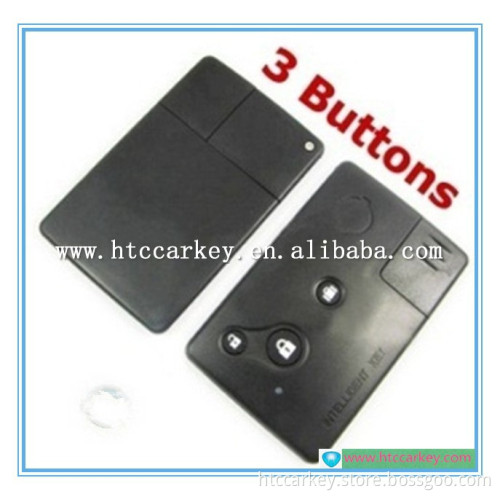 Top quality best price car key cover 3 Button Smart Care remote blank keys
